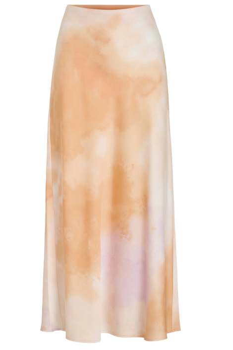 Vila viellette hw midi skirt - noos